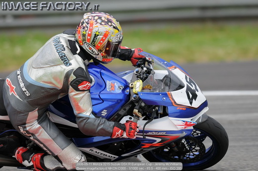 2008-05-11 Monza 3215 Suzuki GSX R European Cup - Jeremy McWilliams